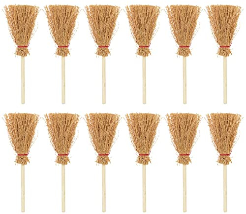 SUSOSU Besen Besen Rotes Seil Strohbesen Hängemöbel Modell Dekoration Kostüm