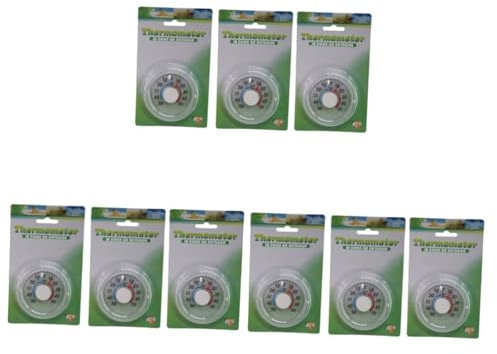 BESPORTBLE 9 Stk Wasserthermometer Wand Außentemperaturanzeige Innenthermometer Vertikale Poolthermometer Außenthermometer Fensterthermometer Garten Holzthermometer Saugnapf Monitor Draussen