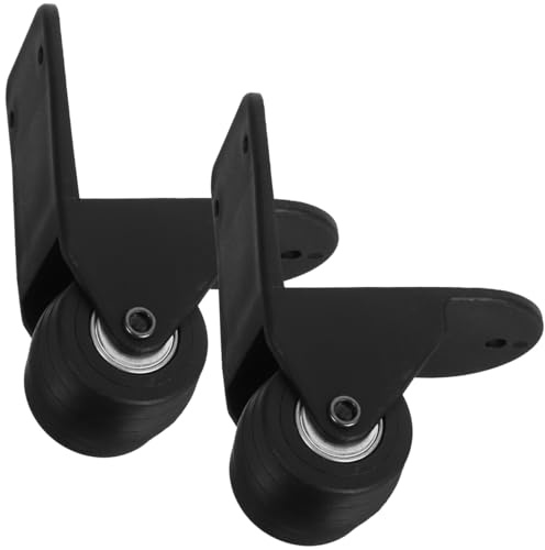 Ciieeo Ruedas De Maleta Repuesto 2 Piezas Rueda Giratoria Para Equipaje Con Rodamientos Dobles Para Desplazamiento Suave Y Silencioso Fácil Instalación 4.29X3.14X1.85In