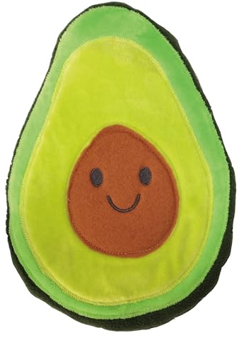 GAMAGO Avocado Heating Pad & Pillow Huggable - Microwavable Heat Pad For Cramps, Aches & Anxiety Relief - Cute Heat Pack Stuffed With Eco-Friendly Buckwheat & Dried Lavender - 11, Green