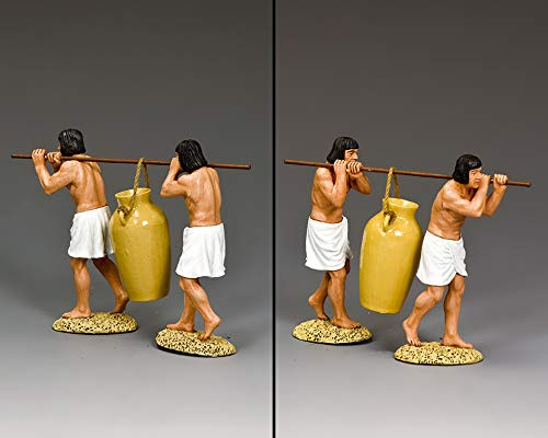 King & Country Toy Soldiers Ancient Egypt AE072 Egyptian Water Carriers 1:30 Scale Pewter