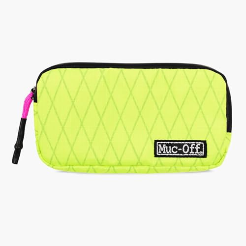 Muc-Off Essentials Wasserfeste Tasche – Robustes Neon 900D Polyester - Wasserabweisende Fahrradtasche - Fahrrad Zubehör zur Aufbewahrung von Ersatzschläuchen, Reifenhebern oder Handy