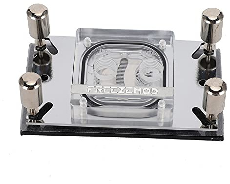 ciciglow Blocco di Raffreddamento ad Acqua, Base in Rame per CPU Waterblock per CPU AM3 + / AM4 / FM2 +