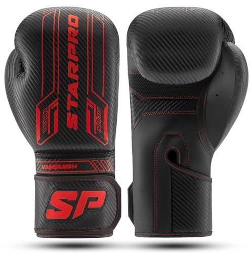 Starpro Boxhandschuhe – Trainingshandschuhe mit Handgelenkstütze – Kickboxen Muay Thai – Männer & Frauen – 10oz, 12 oz, 14 oz, 16 oz