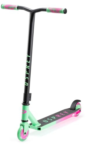 Osprey Stunt Scooters for Kids, Trick Scooter for Kids, Freestyle Street Stunt, Pro Scooters, ABEC 5 Bearings, PU Wheels, Ages 8-12