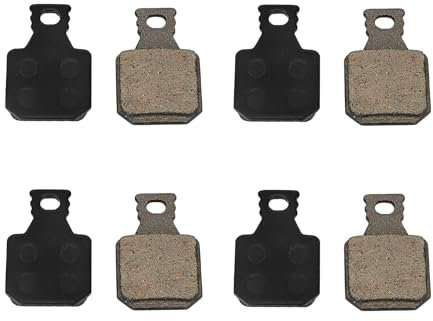 For Magura MT5 Brake Pads, 4 Pairs Bicycle Disc Brake Pads, High Performance Bike Brake Pads for Magura M5 M7 MT5 MT5E MT7 MT Trail SH901, Exceptional Noise Reduction and High Temperature Resistance