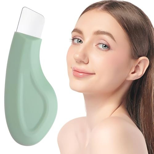 RYMAUP Strumenti per rimuovere punti neri, rimuovere punti neri in silicone per il naso, spatola per la pulizia profonda della pelle, raschietto per il viso delicato e sicuro per uomini e donne