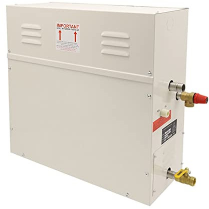 Vaporizador de Sauna, Kit generador de ducha de vapor Sistema de ducha de generador de vapor de autodenecimiento comercial SPA Generador de vapor de sauna de baño de ducha for uso en el hogar(18kw)