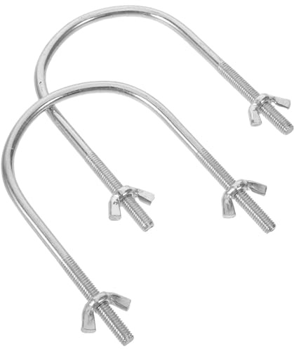 Ipetboom 2 Ganchos para Calentador de Aceite Soporte de Metal en Forma, Fácil Instalación y Resistencia a Deformaciones, Ideales para Espacios de Vivienda y Radiadores Eléctricos
