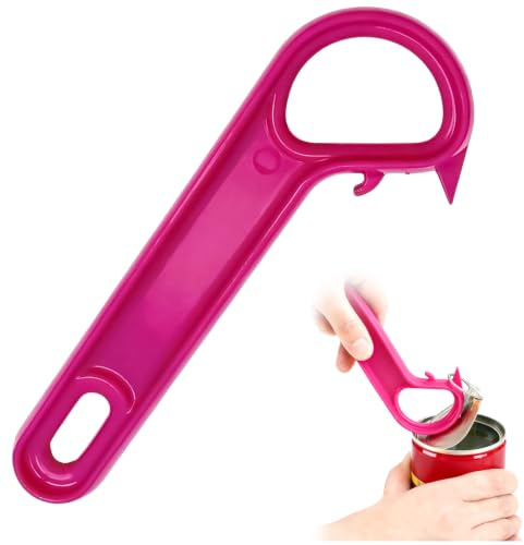 Ring Pull Can Opener, Easy Open Pop Top Can Opener, Ring Pull Can Openers Aid, for The Seniors, Beer, Pet Food Soda, Arthritis Patients, Parkinsons Aids Life Gifts (Mulberry)
