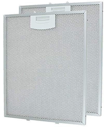 SPARES2GO Vent Extractor Metal Mesh Filters for NEFF Cooker Hood Vent (250 x 310 mm, Pack of 2)