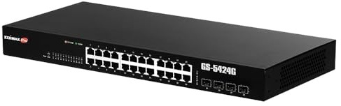 Edimax GS-5424G - Long Range 24-Port Gigabit Web Smart Switch mit 4 SFP-Ports