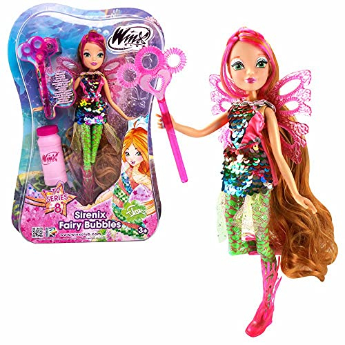 Winx Club Flora | Sirenix Fairy Bubbles Puppe Fee 28 cm