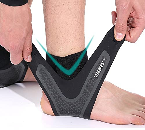 Faletony 1 Paar Knöchelbandage Sprunggelenk Bandage,Einstellbares Knöchel Bandage, Fußbandage – Schmerzlindernde für Männer Frauen Knöchelschutz, stabilisiert und unterstützt,Sport fußgelenkbandage