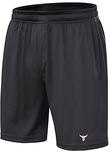 Mytra Fusion Pantalones Cortos Hombre Pantalon Corto Deporte para múltiples usos MMA Muay Thai Shorts Cintura elástica cómoda Shorts Deportivos para Entrenamiento, fútbol, Entrenamiento (Black, XXL)