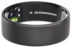 ULTRAHUMAN Ring AIR – Sleep and Fitness Tracker, Smart Ring for Men and Women, No app fee for standard features, Up to 6 days battery life (Matte Grey, 12)