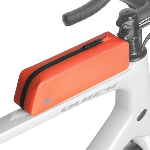 Rhinowalk Borsa da telaio impermeabile per bicicletta, tubo superiore e attrezzi da ciclismo