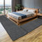 MY-RUG Bettumrandung Schlafzimmer 3teilig Teppich Grau - 2mal 140x70 und 1mal 200x80cm - Bettvorleger rutschfest Läufer Hochflor Deko