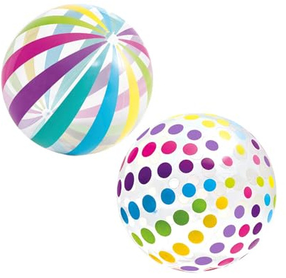 JNGTKL Beach Ball, 2 Pcs Beach Balls Inflatable, Inflatable Ball, Suitable For Beach Play, Enhance The Sense Of Interaction, Promote Friendship, Increase The Fun Of Beach Activities
