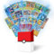 Pokemon Karten original mit 50 verschiedenen Pokemon Karten deutsch mit Schutzbox - Pokemon Sammelkarten Set mit glitzernden Holo Karten - kompatibel mit Pokemon Karten