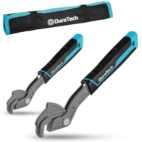 DURATECH Chiave Multifunzione Regolabile, Set da 2 Chiavi Auto-regolanti (9-25 mm, 19-41 mm), Chiave Universale in Acciaio Cr-V, per Auto, Industria, Casa