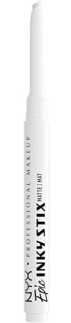 NYX Professional Makeup Epic Eyeliner, Inky Stix, Cream Gel Eyeliner, lasts up to 24 hours, Waterproof, Precise Slanted Tip, Long Lasting & Easy Application, Shade: Wired White
