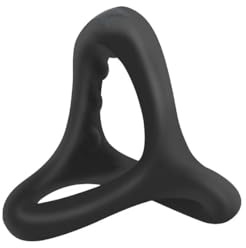 UEAVOID Anello per Pene da Uomo 1 Pezzo Nero, per Erezione Duratura, Ritarda Eiaculazione Precoce, Piacere Intenso per Coppie, Sex Toy