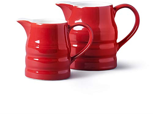 WM Bartleet & Sons 1750 Tset11 Churn Jug Set, Red