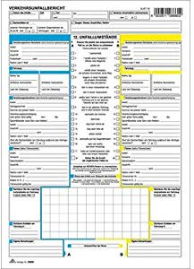 RNK Verlag Vordruck ´Europäischer Verkehrsunfallbericht´, Sie erhalten 1 Packung, Packungsinhalt: 3 Stück