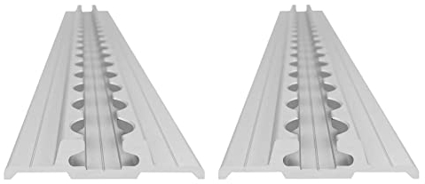 Lasiprofi Airlineschiene Flügel unten: 60 x 12 mm, 1.500 mm, 3er Set | Zurrschiene | 150 cm | kompatibel mit Fittingen | silber eloxiert | für Transporter, Wohnwagen, Sprinter uvm. | Aluminium | 1,5 m