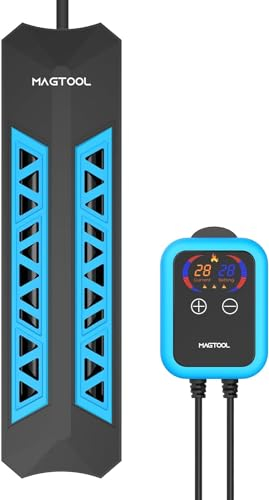 MagTool 300 to 1500W Aquarium Heizung, Tauchfähiger Fischbehälterheizer Mit Überhitzungsschutz Und Automatischer Abschaltung. Fischheizer Mit Digitalem Controller Für Süß- Und Salzwasser