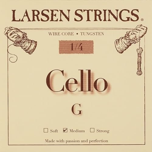 LARSEN STRINGS Cello-Saiten Original Fractional - kleine Größen G 1/4 Medium