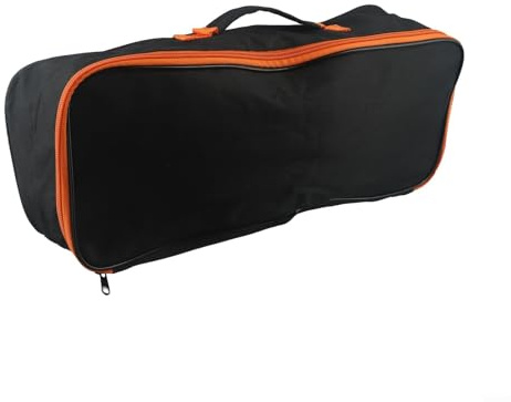 Borsa porta attrezzi in tela Oxford resistente con interni spaziosi per utensili in metallo, strumenti e accessori con cerniera sicura e maniglia portatile