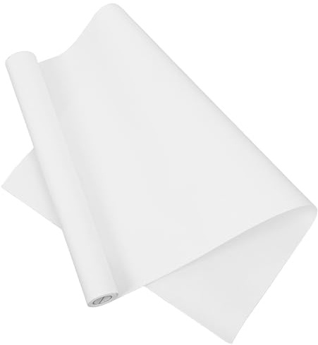 UKCOCO Rotolo di Carta da Disegno Bianca 70g 44x10m per Schizzi, Pittura e Fai da Te, Carta Artigianale Morbida per Cavalletti, Adatta a Studenti, Ragazzi e Progetti Creativi