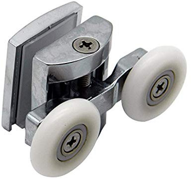 Shower Door Wheels | 23mm or 25mm | Upper or Lower | Double Shower Door Rollers Runners | ROLL028 (Upper Wheel (23mm))