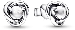 Pendientes de botón Circulo Eternity Abril 292335 PANDORA C01 TALLA ÚNICA MUJER