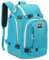 MIGGEEY Skischuhtasche mit Helmfach und Stiefelfach [50L], Skirucksack Skischuhrucksack mit Helmtasche, Ski Stiefeltasche mit Umhängefunktion und Stauraum für Skizubehör