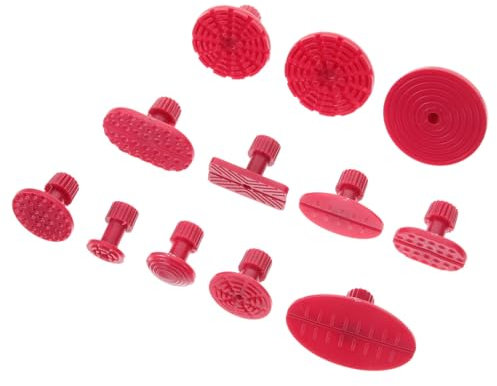 iplusmile 12pezzi Kit Riparazione Ammaccature Auto Tirabolli Per Rimozione Danni Alla Grandine Strumento Per Riparazione Assortimento Ventose Per Diverse Situazioni