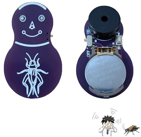 Bpoeee Cricket Noise Maker Prank, New Noise War, Mini Annoying Noises Makers, Prank Toys, Funny Toys, Tricky Toy (D,3 PCS)