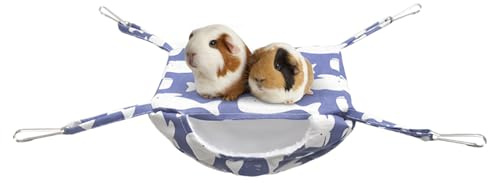 Chaies Hamac pour petits animaux - Balançoire d'hiver douce et antidérapante | Hamac pour chinchilla furet cage Accessoires | Pour animaux de compagnie Sugar Glider Chinchilla Gerbil Hérisson