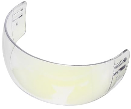 Healifty Visiera da Hockey Antigraffio a Specchio per Casco da Hockey su Ghiaccio, Protezione Trasparente Semi-curva Inserto Antiappannamento, Ventilata per Adulti e Ragazzi, Sostituzione