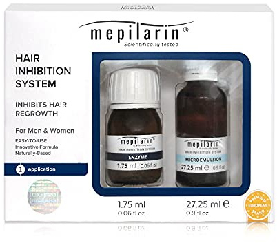 Mepilarin Hair Inhibition System - Hair inhibitor - Non-Irritating Hair Removal Lotion - painless hair removal after epilation, waxing - Nourishes the skin – For any skin and hair type