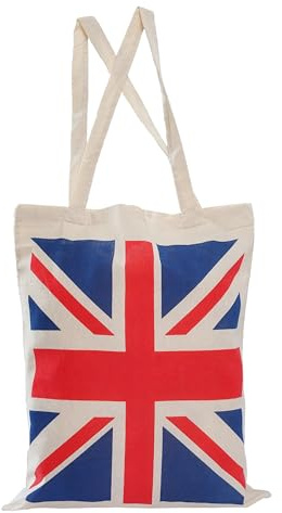 IMFAA - Bolsas de compras reutilizables de tela de algodón de alta calidad, ideal para impresión y bordado, multicolor