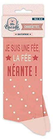 STC Paire de Chaussettes Humour Ma Cocotte La Fée Néante