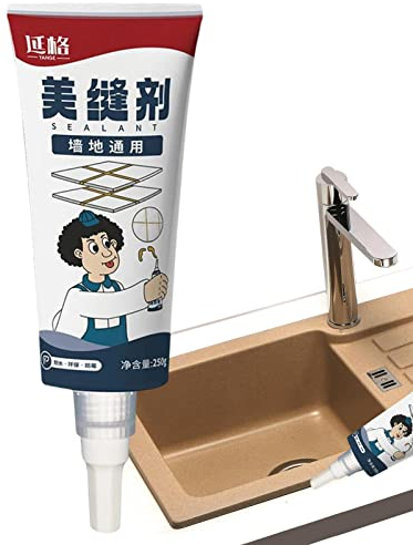 Rianpesn Fliesenkleber, Wasserfester Fliesenkleber für Böden, Professionelle Fliesenversiegelung, natürliches Finish, drinnen und draußen, schnell trocknender, langanhaltender Schutz