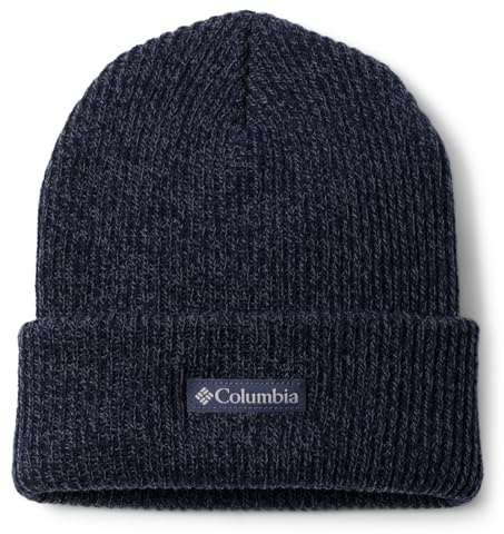 Columbia Whirlibird Cuffed Beanie, Dark Nocturnal/Nocturnal Marled/Logo, One Size