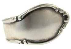 Opulenter Besteck Schmuck Ring, ca. 63 (20) Ring aus Besteck