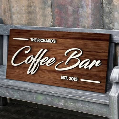 Signo De Número De Casa Personalizado 3d, Decoración De La Pared Placa, Signo De Madera Nombre Placa De La Puerta, Número De Casa Al Aire Libre, Placa De Dirección, Decorative Signs Plaques(Brown)