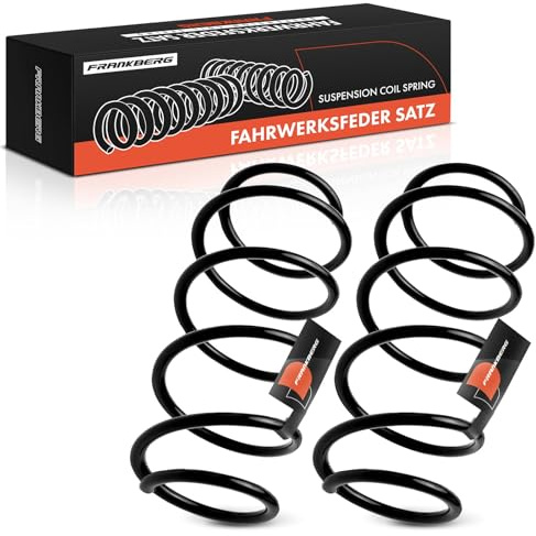 Frankberg 2x Muelles de Suspensión Eje delantero Compatible con Clase A W169 A160-A200 2.0L 2004-2012 Clase B W245 B150-B200 1.5L-2.0L 2005-2011 Replace# A1693212604