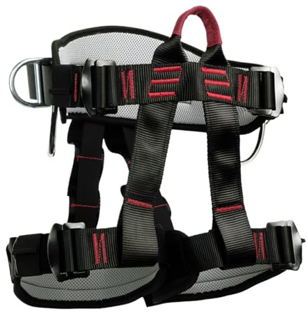Generisch Dachklettergurt - Bergungsgurt Einstellbar | Für Höhlenwanderung Trekking Erwachsene Damen Herren
